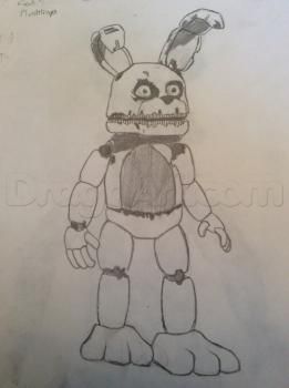 kak risovat FnaF 4 Plushtrap0144